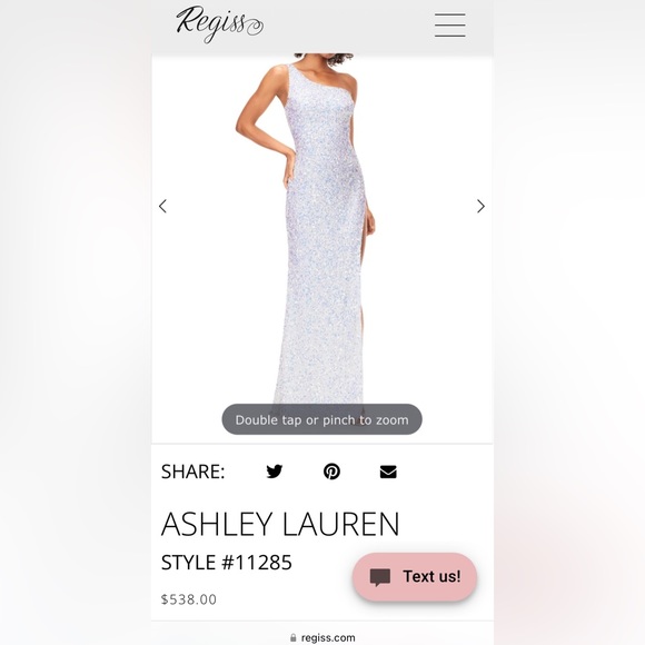 Ashley Lauren Prom Dress Size 2 - Picture 7 of 7